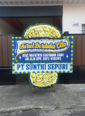 Papan Bunga Duka di Sibolga Kota