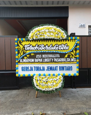 Papan Bunga Duka di Sibolga Kota